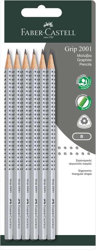 Faber Castell Grip B 6Τμχ