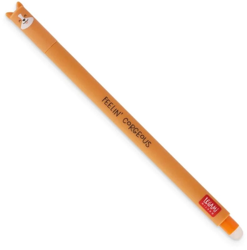 Legami Erasable Pen-Corgi-Black Ink