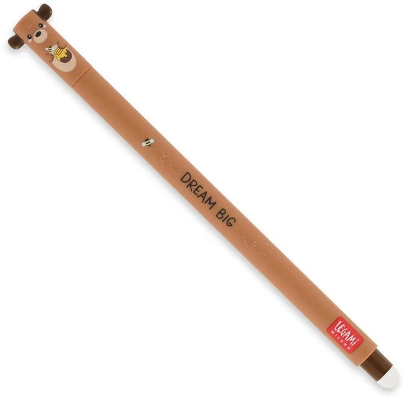 Legami Erasable Pen Teddy Bear-Red Ink