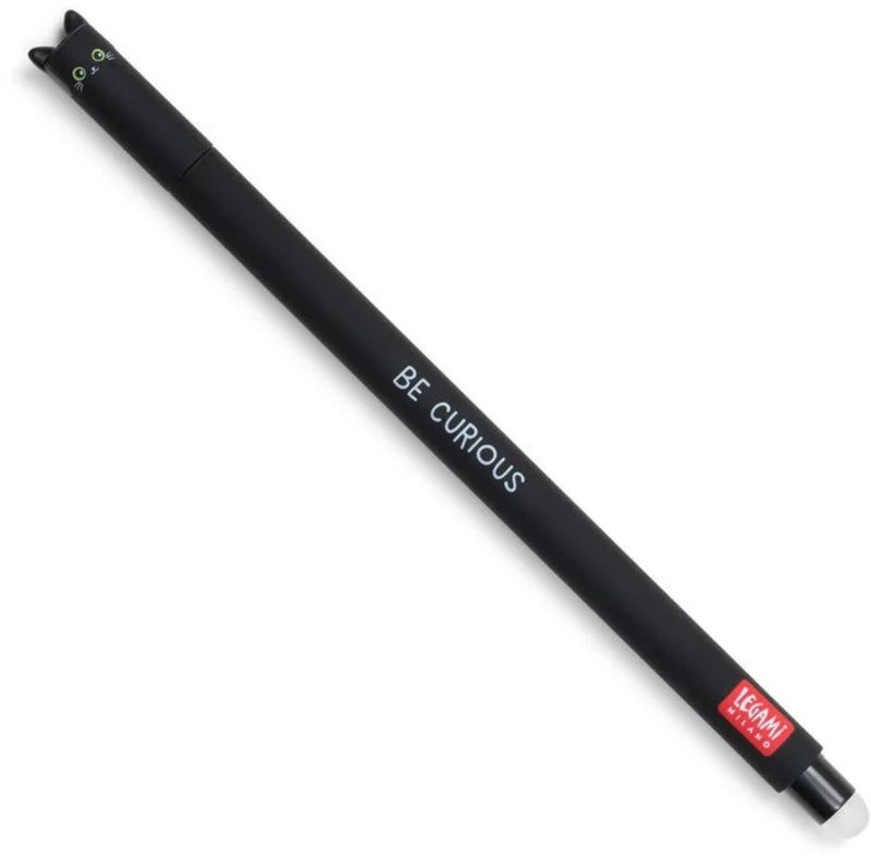 Legami Erasable Gel Pen-Cat/Black