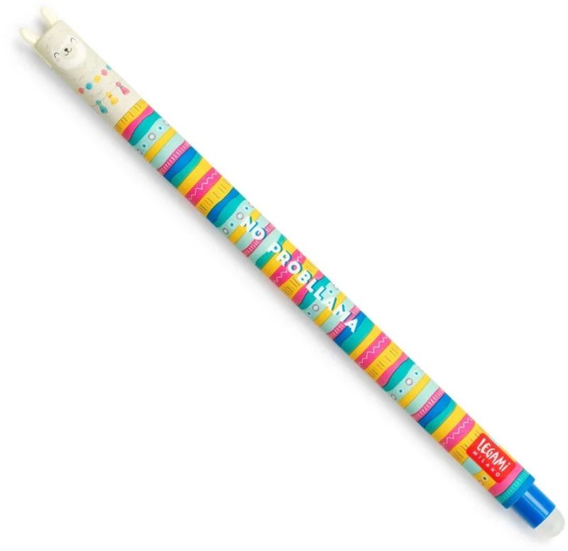 Legami Erasable Pen Llama-Blue