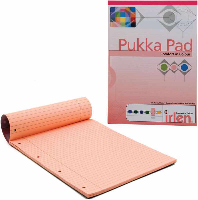 Pukka Μπλοκ Σημειώσεων Α4 Ροζ 100 Σελίδων