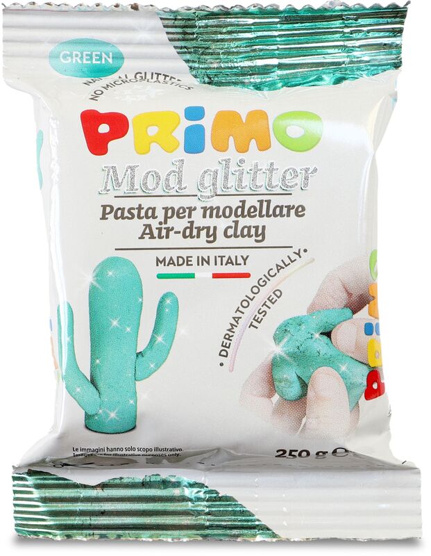 Primo Πηλός Glitter Green 250gr