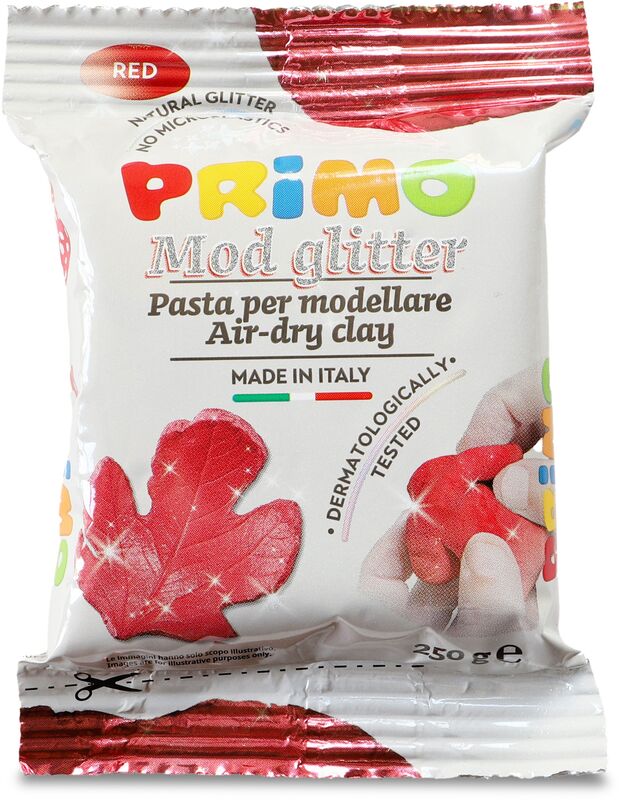 Primo Πηλός Glitter Red 250gr