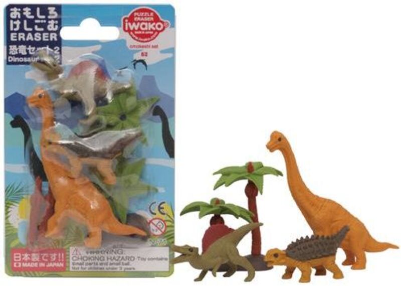 Iwako Γόμα 3D Dinosaurs