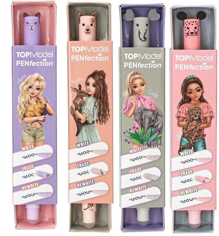 Top Model Μπλοκ Στυλό Erasable Gel-4 Σχέδια