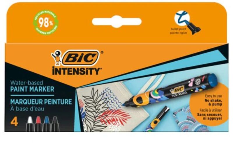 Bic Μαρκαδόροι Intesity Paint-4 Τμχ