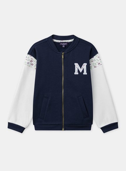 Παιδική Ζακέτα Για Κορίτσια Navy/White M - Μπλε