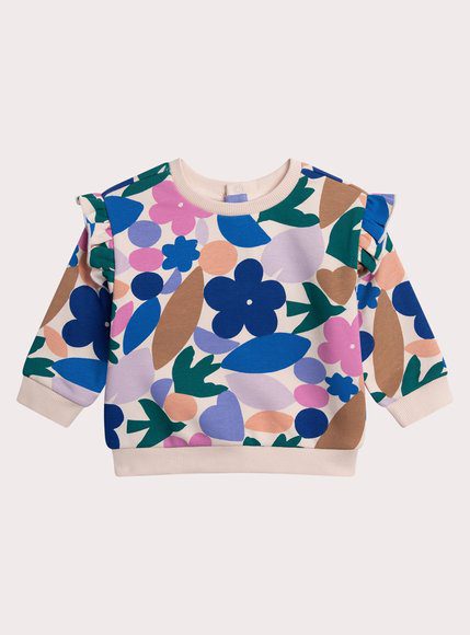 Βρεφικό Φούτερ Για Κορίτσια Elegant Floral