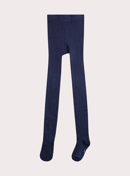 Παιδικό Καλσόν Για Κορίτσια Navy Ribbed - Μπλε