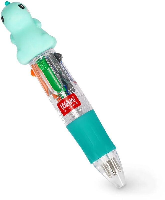 Legami Mini 4 Colour Ballpoint-Mini Magic Rainbow-Dino