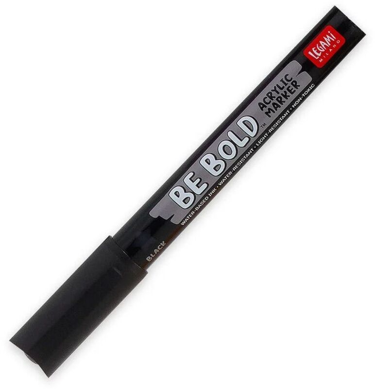 Legami Acrylic Marker-Be Bold-Black