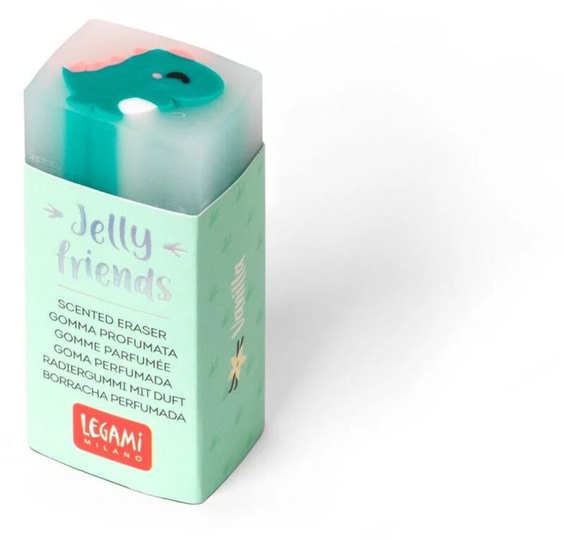 Legami Scented Eraser-Jelly Friends-Dino