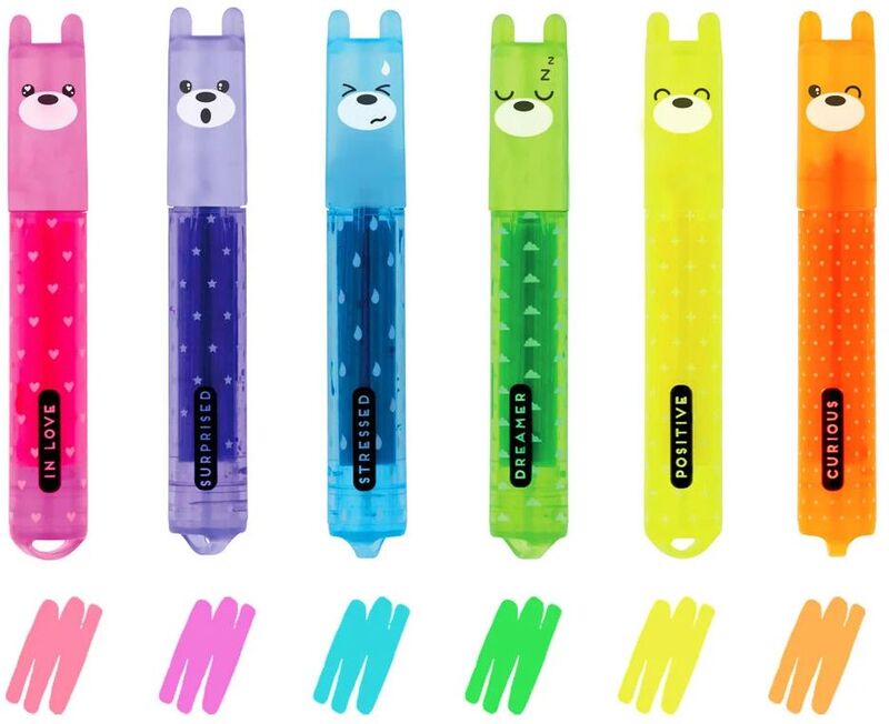 Legami Mini Highlighters-Teddy's Mood