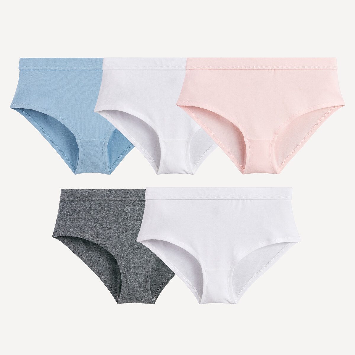 Σετ 5 σλιπ τύπου σορτς Διαφορα Χρωματα