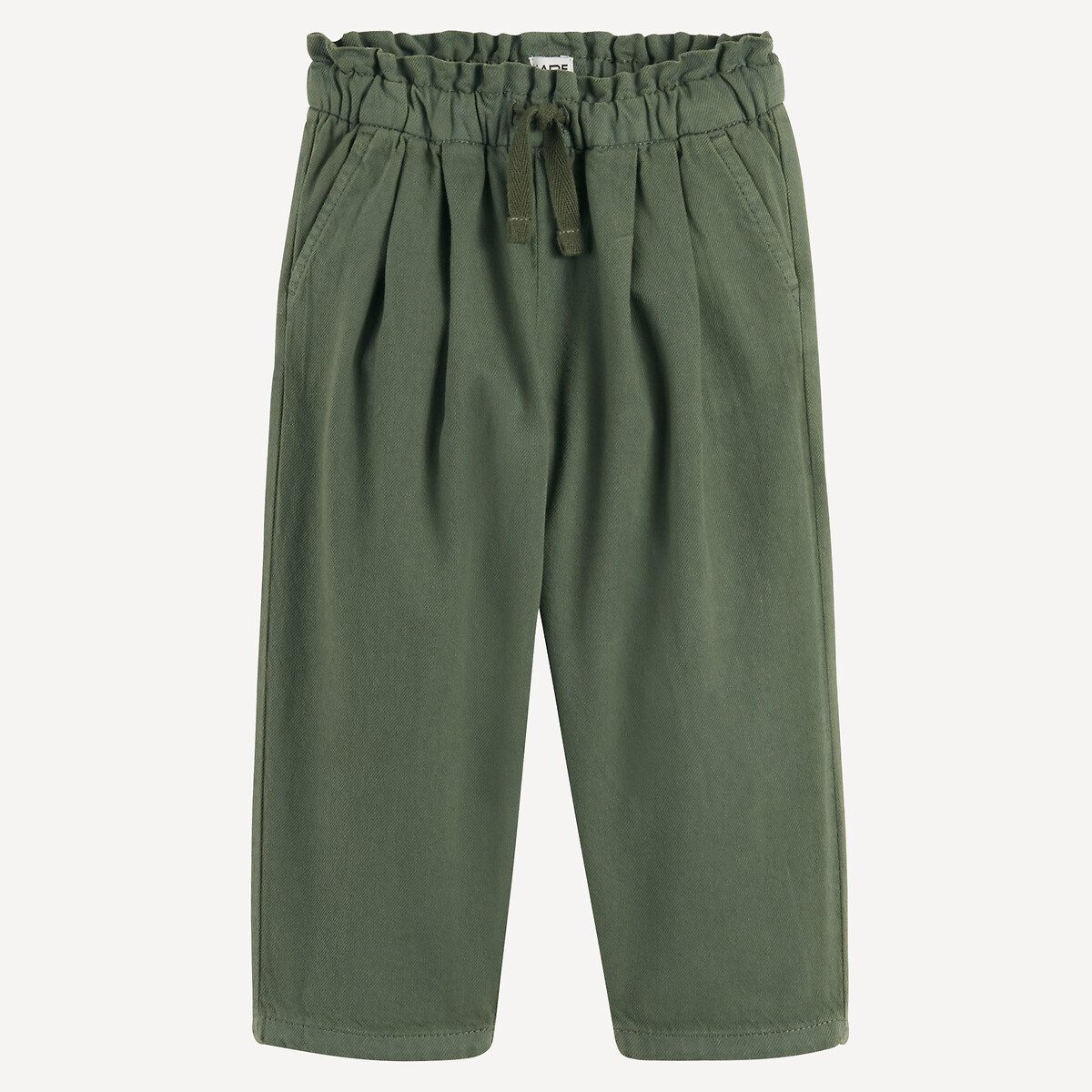 Παντελόνι paper bag Πρασινο