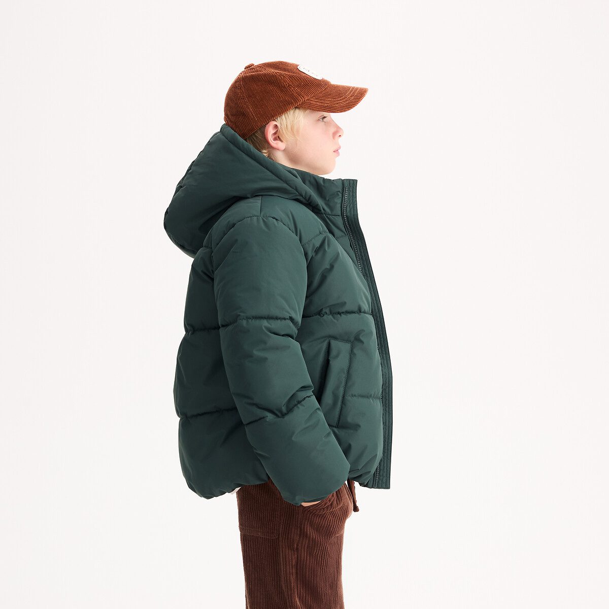 Ελαφρύ μπουφάν με κουκούλα Πρασινο