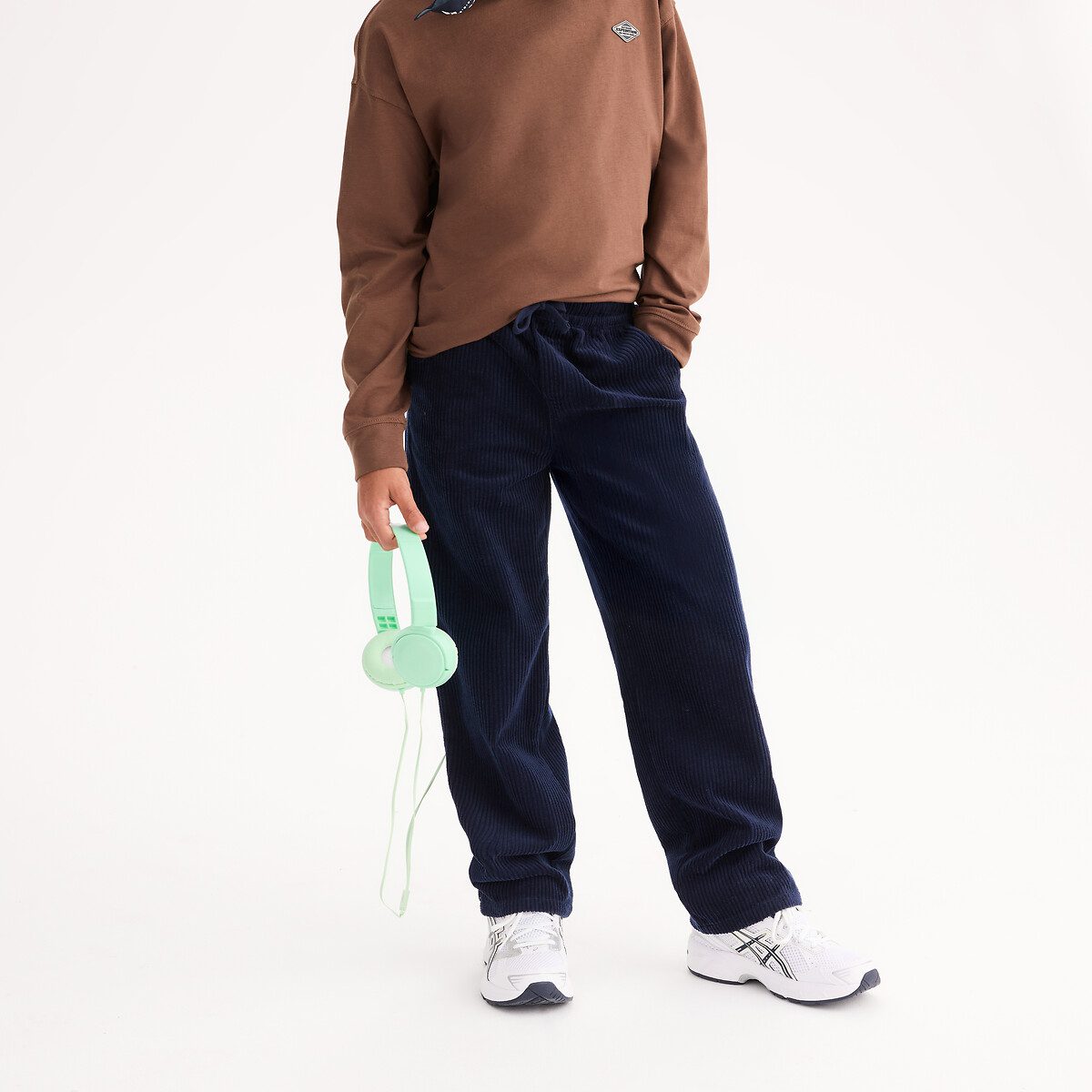 Ίσιο παντελόνι από κοτλέ Μπλε