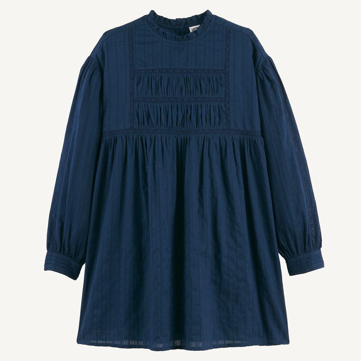 Φόρεμα με μακριά μανίκια Μπλε