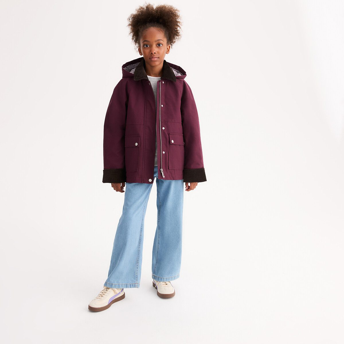 Παλτό με κουκούλα Κοκκινο