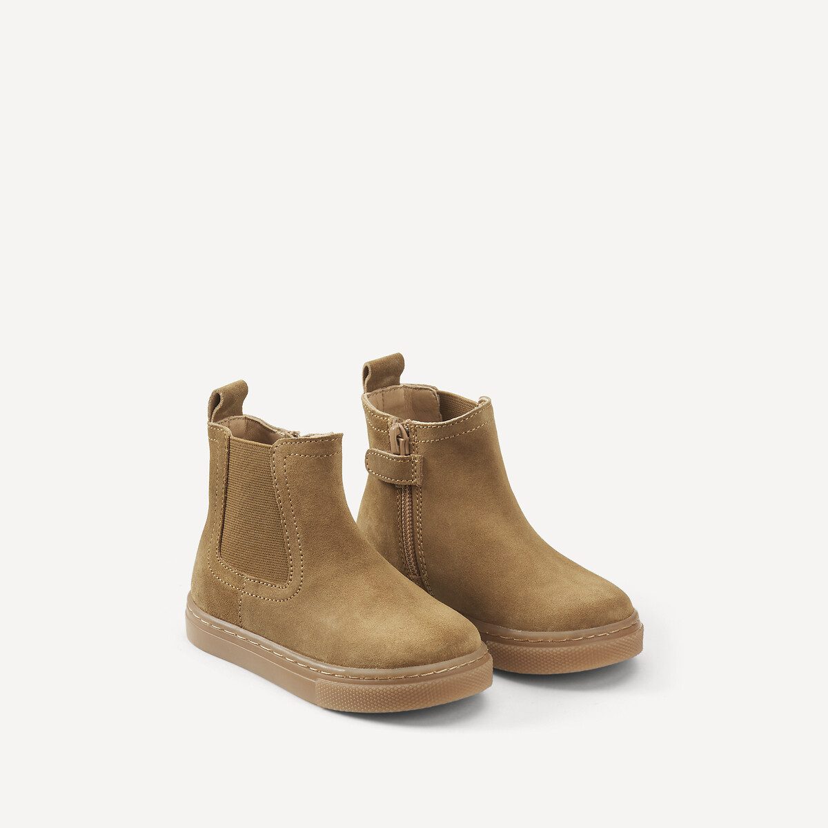 Δερμάτινα μποτάκια chelsea Καφε