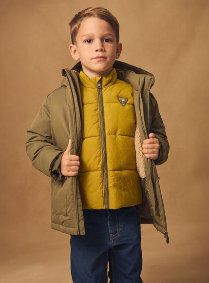 Παιδικό Μπουφάν Για Αγόρια - Πρασινο Παιδικό Μπουφάν Για Αγόρια