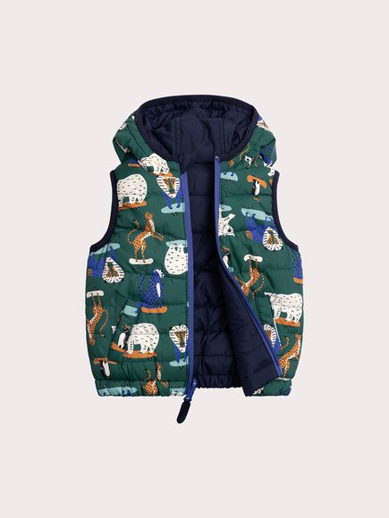 Βρεφικό Αμάνικο Μπουφάν Για Αγόρια Navy Arctic