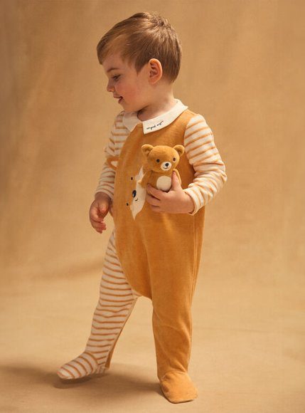 Βρεφική Ολόσωμη Πιτζάμα Για Αγόρια Cute Friends