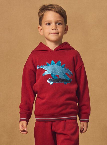 Παιδικό Φούτερ Για Αγόρια Red Skater - Κοκκινο