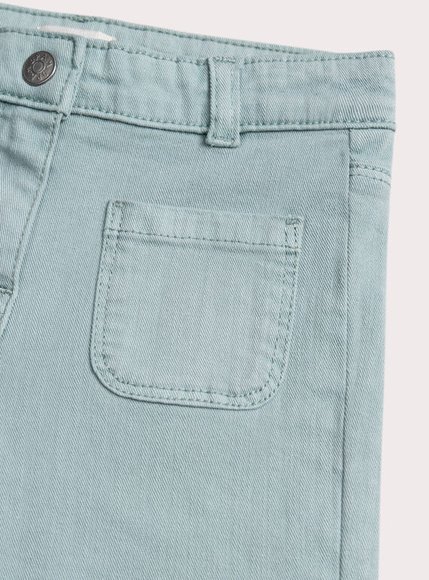 Παιδικό Παντελόνι Για Κορίτσια Denim Light Blue - Πρασινο Παιδικό Παντελόνι Για Κορίτσια Denim Light Blue