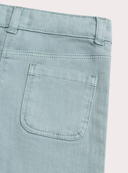 Παιδικό Παντελόνι Για Κορίτσια Denim Light Blue - Πρασινο Παιδικό Παντελόνι Για Κορίτσια Denim Light Blue