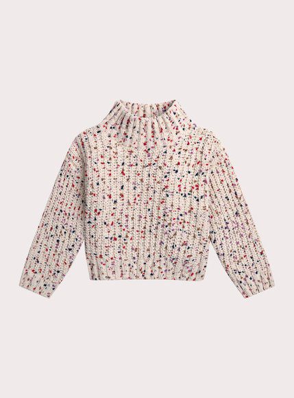 Παιδικό Πουλόβερ Για Κορίτσια White Sprinkles - Λευκο