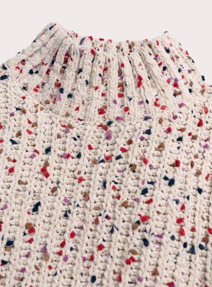 Παιδικό Πουλόβερ Για Κορίτσια White Sprinkles - Λευκο Παιδικό Πουλόβερ Για Κορίτσια White Sprinkles