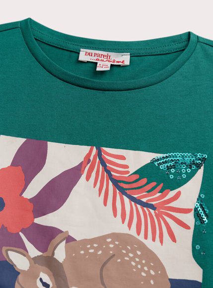 Παιδική Μπλούζα Για Κορίτσια Green Deer - Πρασινο Παιδική Μπλούζα Για Κορίτσια Green Deer