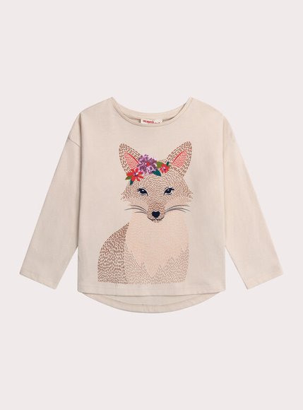 Παιδική Μπλούζα Για Κορίτσια Creme Fox - Λευκο