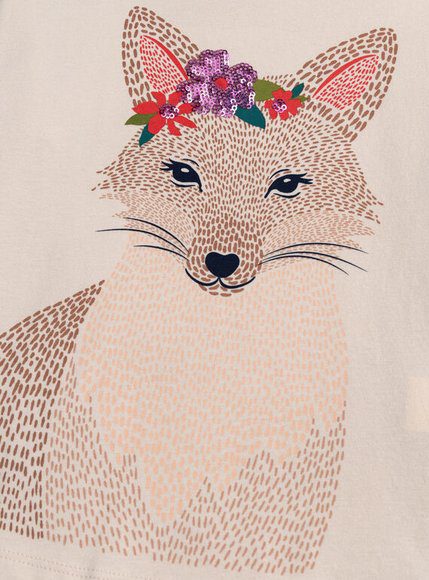 Παιδική Μπλούζα Για Κορίτσια Creme Fox - Λευκο Παιδική Μπλούζα Για Κορίτσια Creme Fox