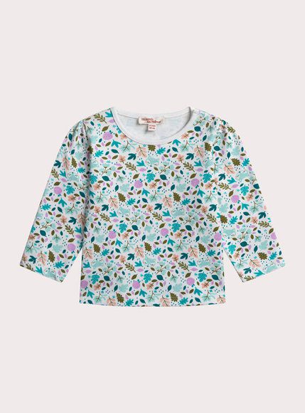 Βρεφική Μπλούζα Για Κορίτσια Fox Pattern