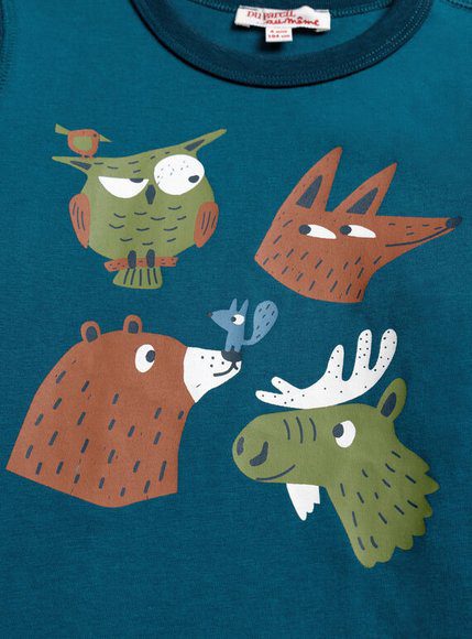 Παιδική Μπλούζα Για Αγόρια Forrest Friends - Μπλε Παιδική Μπλούζα Για Αγόρια Forrest Friends