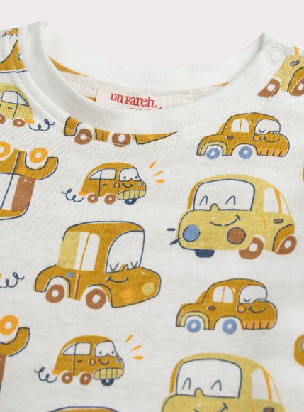 Βρεφική Μπλούζα Για Αγόρια Yellow Cars Βρεφική Μπλούζα Για Αγόρια Yellow Cars