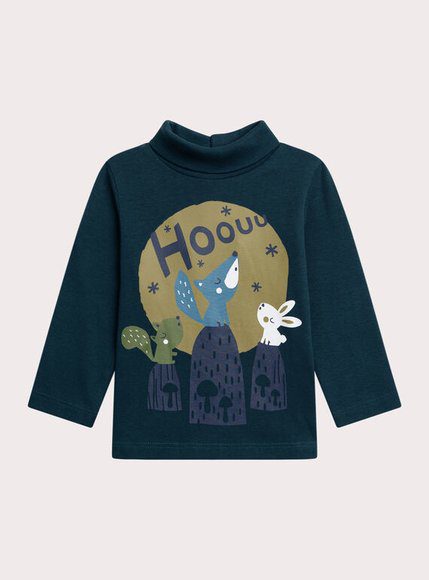 Βρεφική Μπλούζα Για Αγόρια Navy Howling