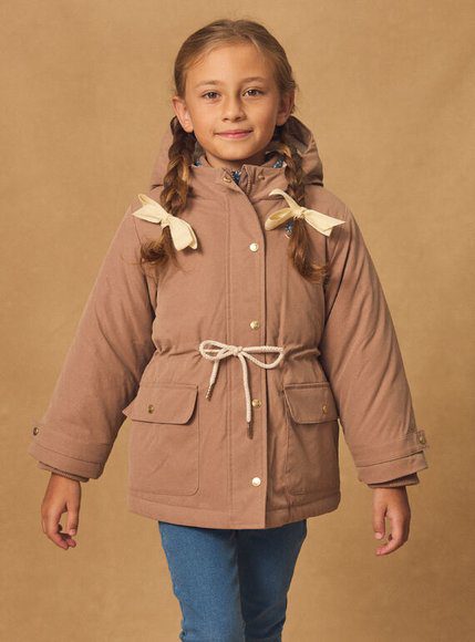 Παιδικό Μπουφάν Για Κορίτσια - Καφε