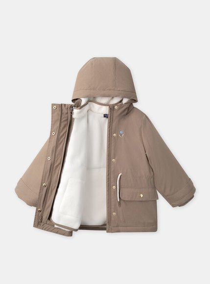 Παιδικό Μπουφάν Για Κορίτσια - Καφε Παιδικό Μπουφάν Για Κορίτσια