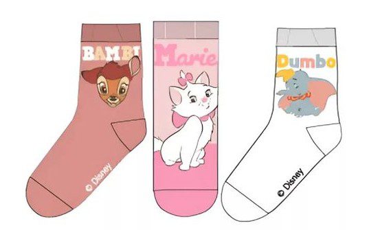 Παιδικές Κάλτσες για Κορίτσι Childrenland DISNEY Πολύχρωμες DISNEYCLASSICS