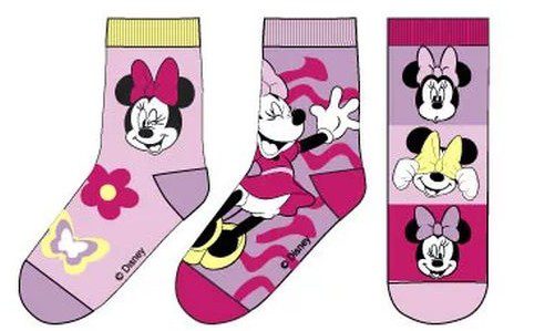 Παιδικές κάλτσες για κορίτσι Childrenland Πολύχρωμες DISNEYMINNIE-642 3 Ζεύγη