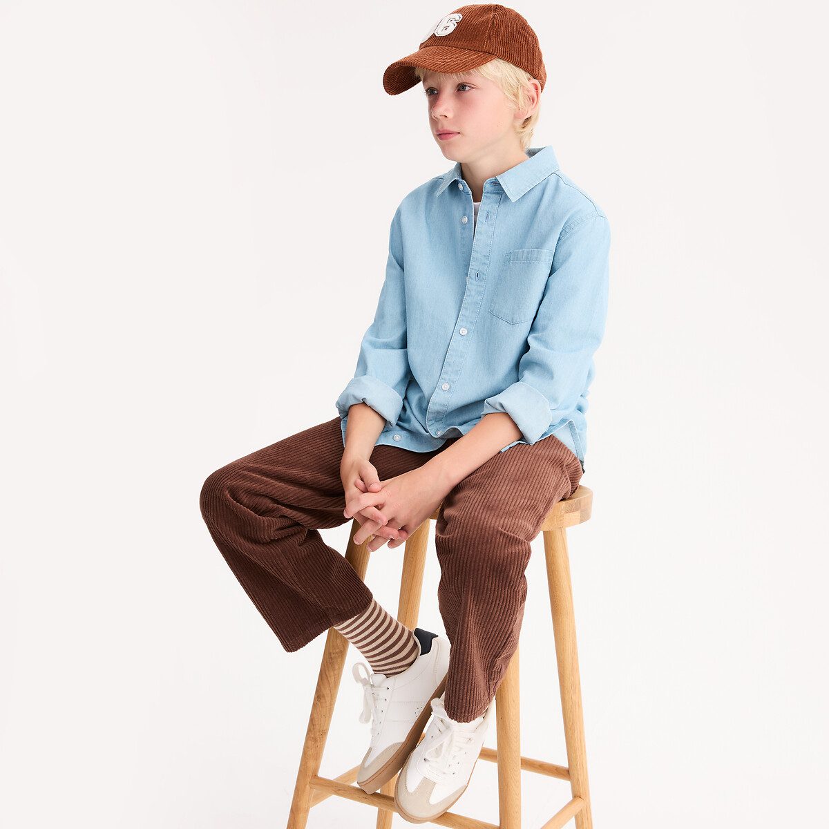 Τζιν πουκάμισο Μπλε