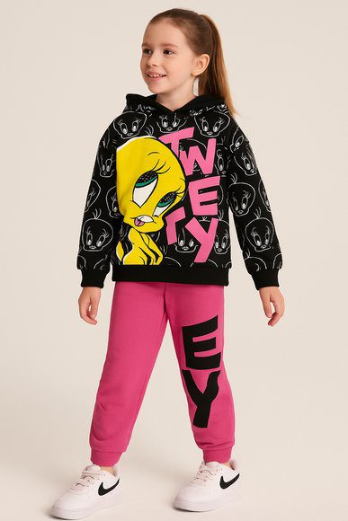 Παιδικό Σετ Για Κορίτσια Hey Tweety - Φουξια