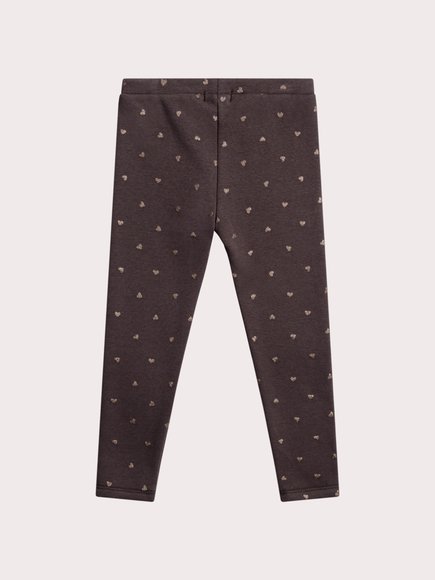 Παιδικό Κολάν Για Κορίτσια Grey Hearts - Γκρι Παιδικό Κολάν Για Κορίτσια Grey Hearts