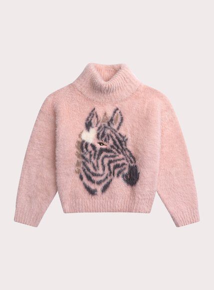 Παιδικό Πουλόβερ Για Κορίτσια - Ροζ