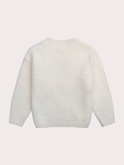 Παιδικό Πουλόβερ Για Κορίτσια - Λευκο Παιδικό Πουλόβερ Για Κορίτσια