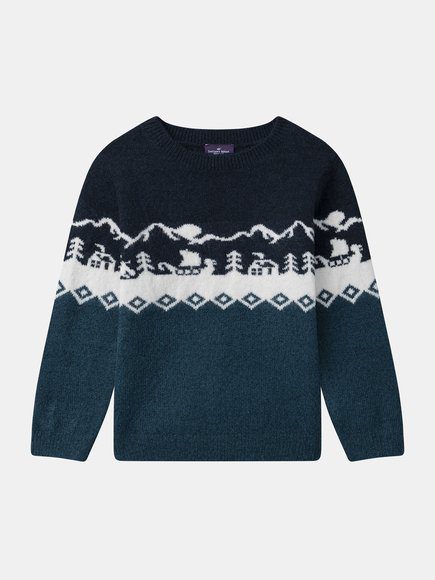 Παιδικό Πουλόβερ Για Αγόρια - Μπλε